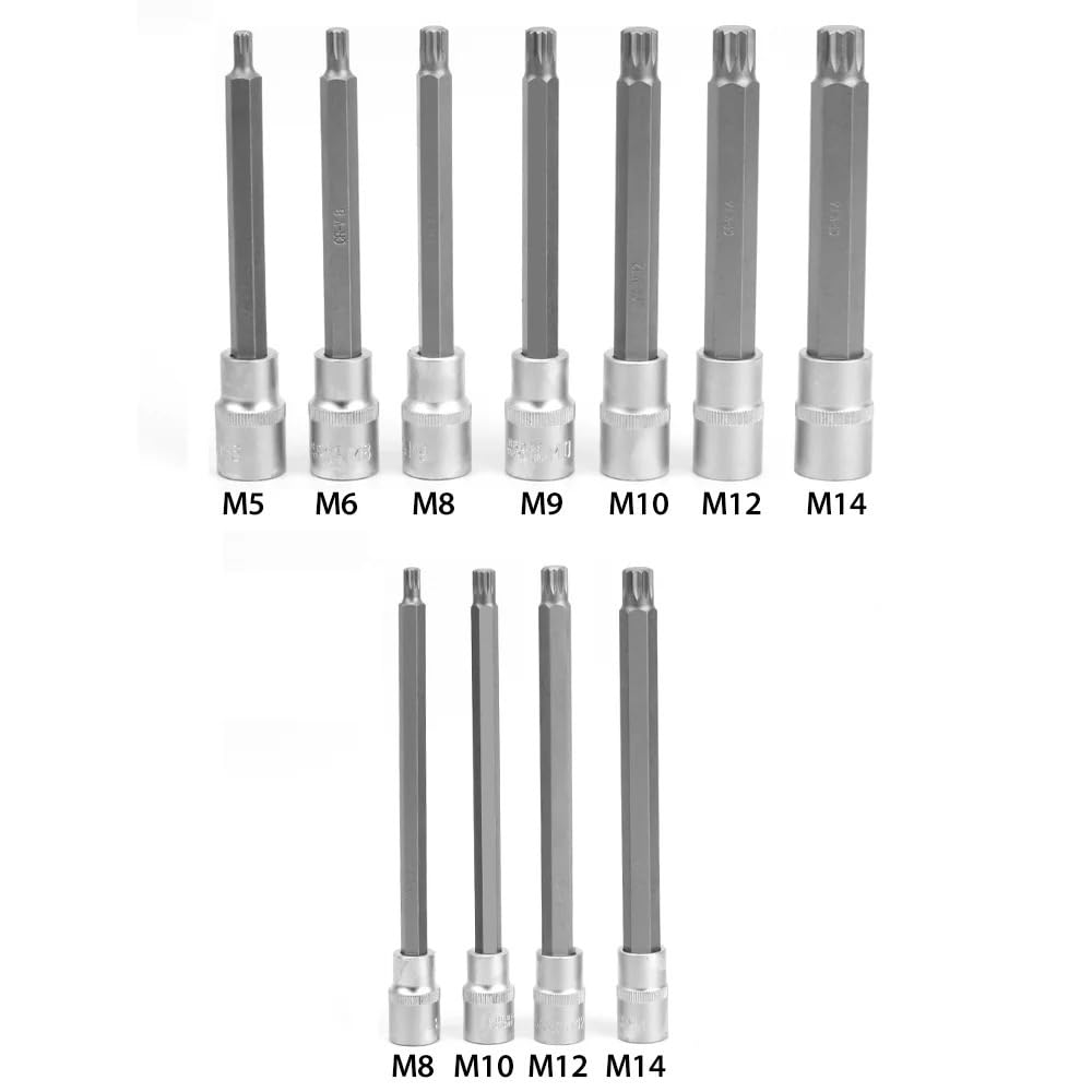 26 szt./30 ./32 Zestaw rozszerzonych tulejek nasadowych nasadek udarowych 1/2" bitów do głębokich Zestaw przedłużek(26pc)