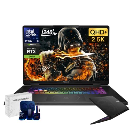 Image of msi Crosshair 18 HX AI Gaming Laptop, 18 inch QHD+ 240Hz, 64GB RAM, 2TB SSD
