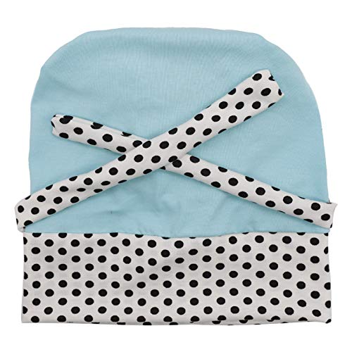 Gorro de trabajo tejido para mujer con botón y ponytail miniatura 4