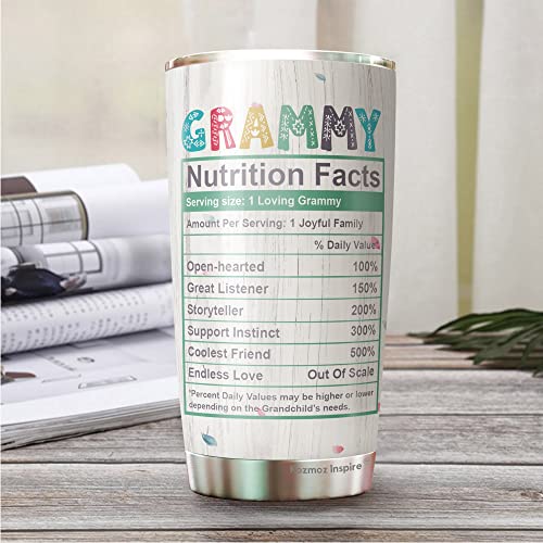 Kozmoz Inspire Love Being Called Grandma Coffee Tumbler 20oz - Gifts For Women Grandma Coffee Tumbler Mothers Day Gifts - Gift Women Grandma Gifts -Gifts From Grandson Grandkids Grandma Tumbler - Image 5