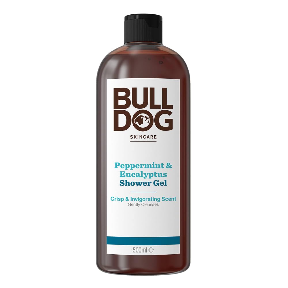 2 x Bulldog Skincare Peppermint & Eucalyptus Shower Gel 500ml
