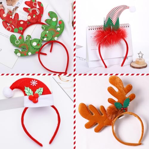 YUTUY 6 Pezzi Cerchietti Natalizi,Fascia