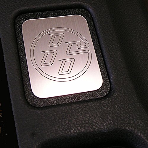 CENTER CONSOLE LOGO PLAQUE BLACK/BRUSHED SILVER WILL FIT 2013 2020 SCION FR-S TOYOTA 86 .#31
