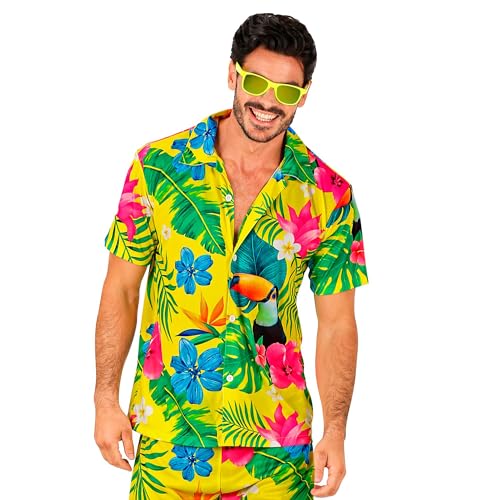 Chemise d'été pour homme style hawaïen à manches courtes pour festivals et vacances