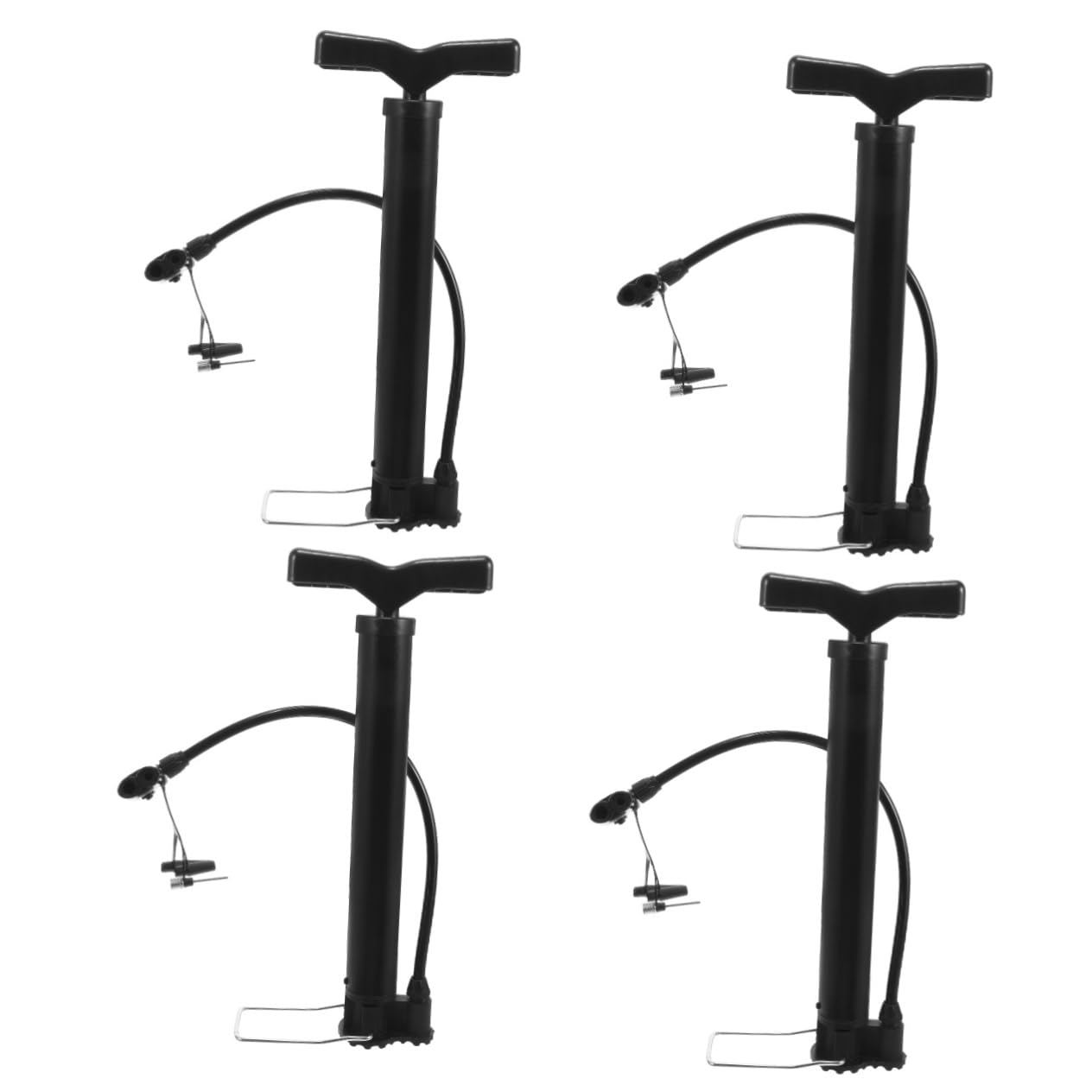 SUPVOX De Bola Hinchador Bicicleta Inflador De Bicicleta Pelota Yoga De Aire para De Baloncesto Manual De Globo De Bicicletas Portatil Acero