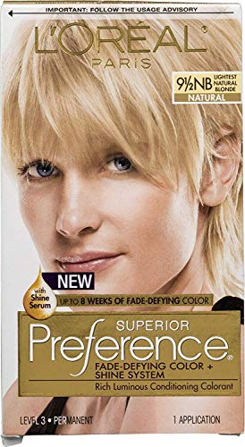 LOreal ParisSuperior Preference Rich Luminous Conditioning Colorant Level 3 Permanent Ultra Natural BlondeNatural 10NB Pack of 3 product thumbnail 18