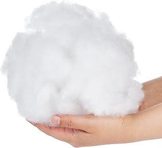 Homewit Toy Filling Stuffing, 100g Filling for Cushions 100% Natural Polyester Filling Cotton , Washable White Stuffing for Pillows, Toys, Teddy Bear, Pet Beds, Darning Material