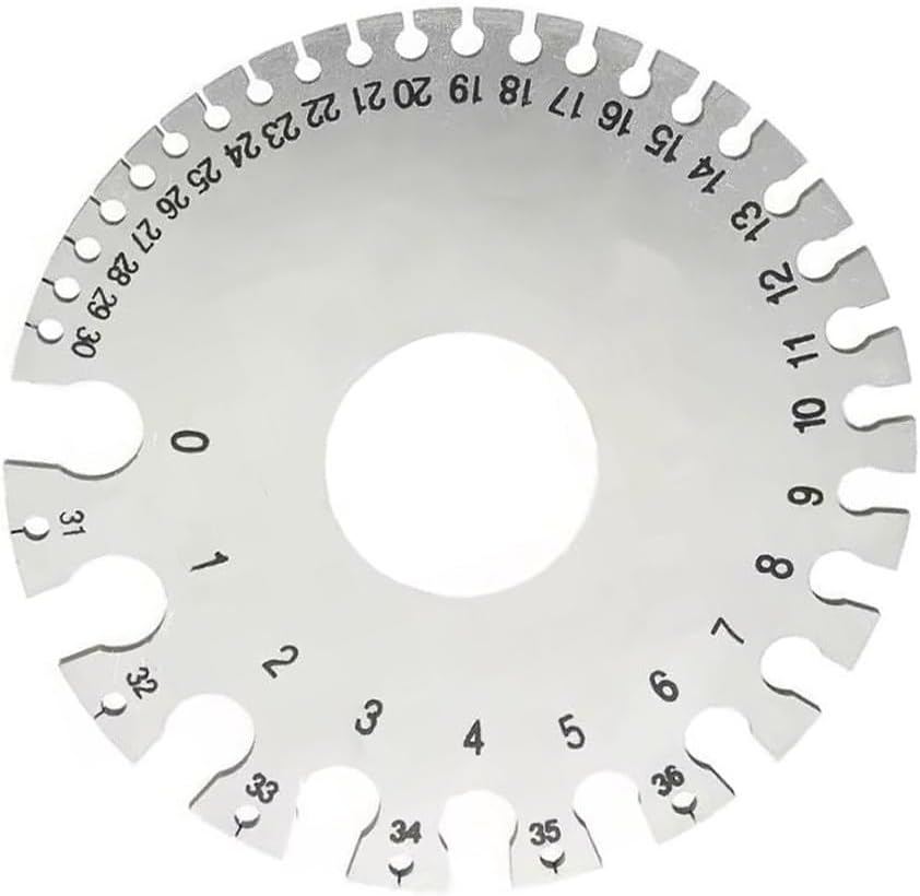 Steel Angle Gauge Measuring Tool Drill Bits – 118°/120°/135°/150°/160° Taper Angle Finder, 0–20 mm Range, Compact Work