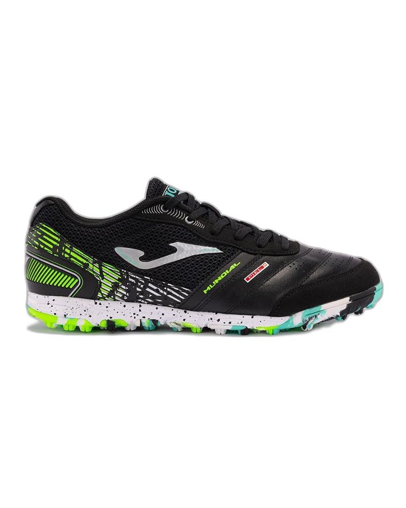Joma Herren Schwarz Mundial 2401 Tf Muns2401tf, Men Turf Football Trainers, Black, 42,5 Eu