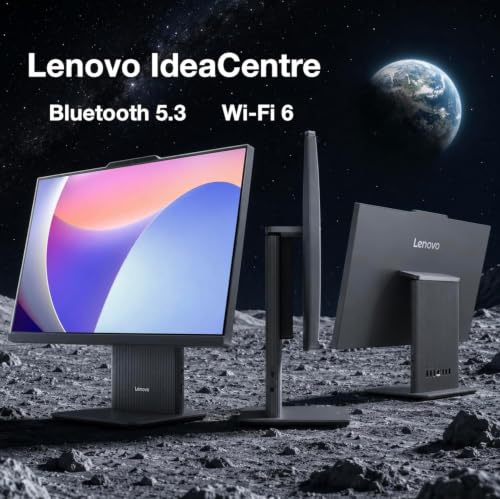 Image of Lenovo IdeaCentre 24 inch Touch FHD All-in-One Desktop 8GB DDR5, 256GB SSD