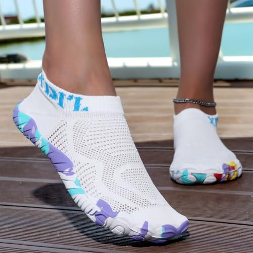 Water Shoes for Women Men Adult Quick-Dry Non-Slip Aqua Socks Barefoot Shoes for Beach Swim Hiking Kayak Surfing2