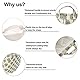 LessMo 2PCS 19.7 Wäschekorb Sortierer – Faltbar - 2er Set Wäschesammler spart Zeit beim Sortieren - Wäschesack - Wäschekörbe - Laundry Baskets - 50 x 40 cm (Stelle, Verdickt 19 / Groß)