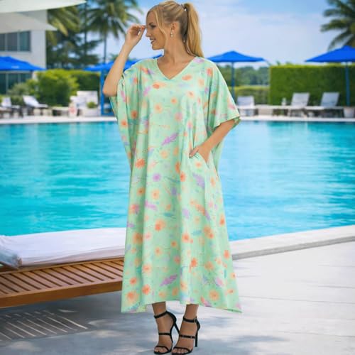 Image of Miss Lavish London Women's Kaftan- Kaftan Dress for Casual, Party, Evening, Vacation and Everyday Wear