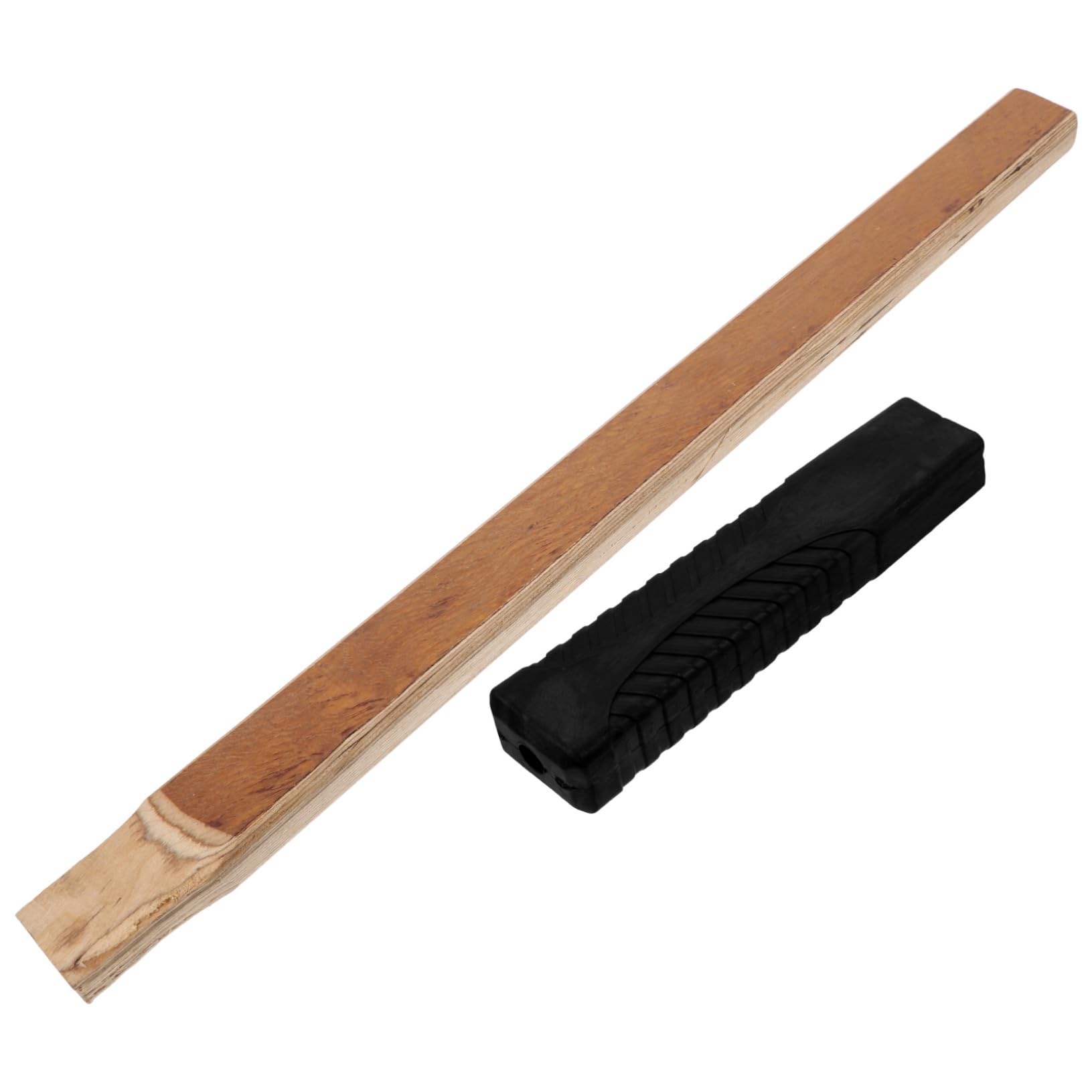 AUTSUPPL 40cm Wooden Sledge Hammer Handle Straight Replacement for Tools Shockproof Grip Carpentry Tool Handle