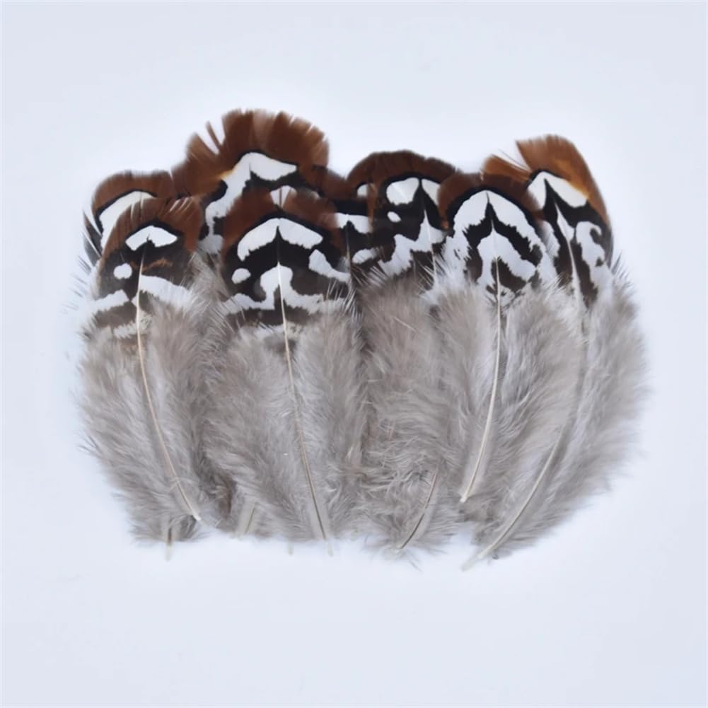Naturalne pióra bażanta, Naturalne pióra bażanta Multicolor 3-7cm 20-200 szt. Do wyrobu biżuterii rzemiosło DIY(20 Piece)