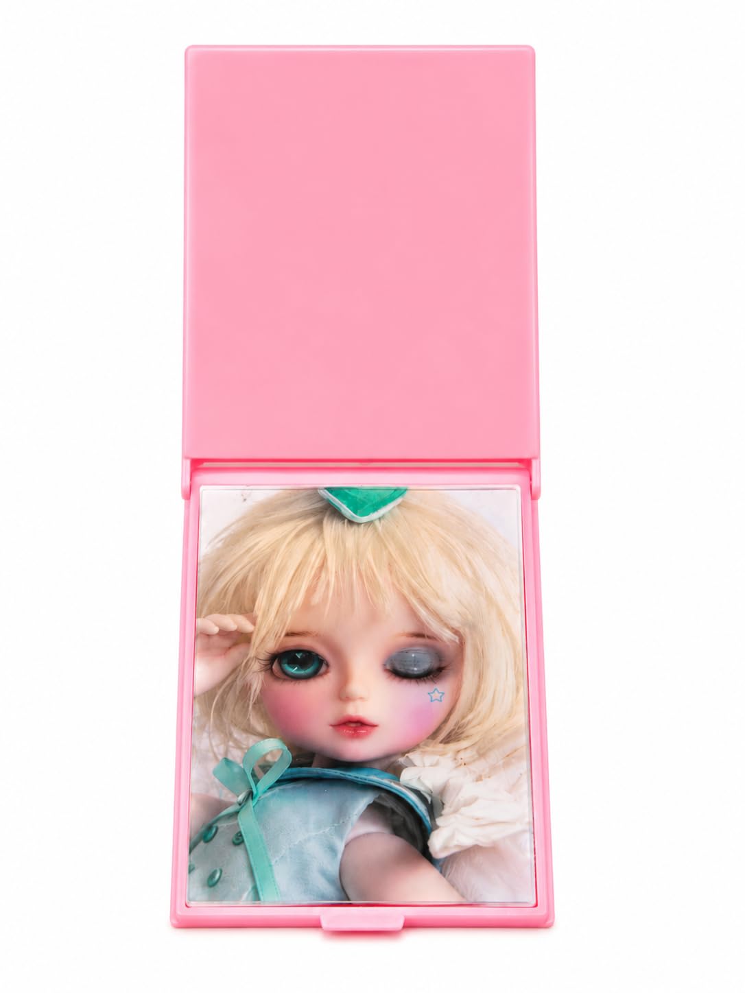 Pocket Mirror with Detachable Comb | Portable Folding Compact Mirror | Travel Makeup Mirror for Women & Girls-picture-48