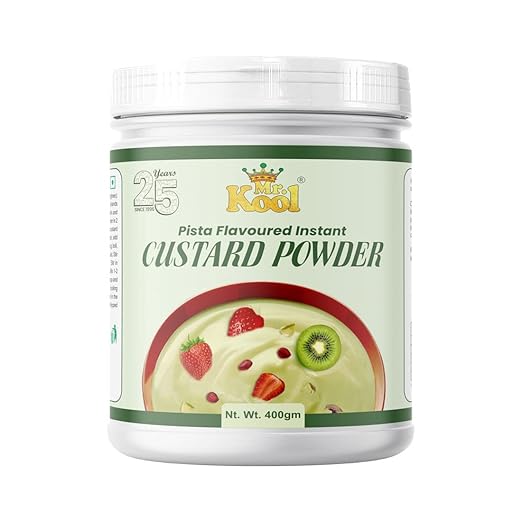 Custard Powder Pista Flavor Jar 400 Gm