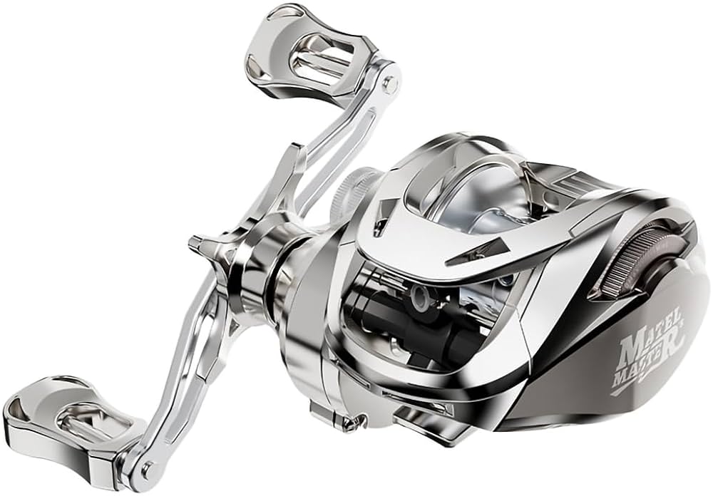 Amazon | ベイトリール 両用 左/右ハンドル ギア比6.3:1 最大ドラグ力