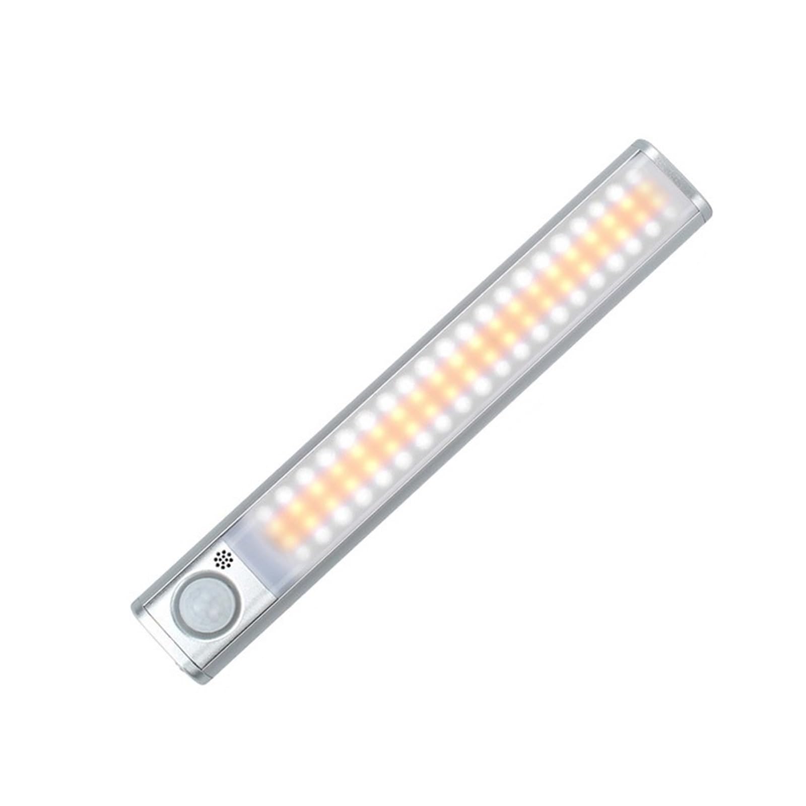 Luce Notturna A LED Sensore Di Movimento Senza Fili Striscia USB O Alimentazione A Batteria 10/14/20/36 Lampada A For Illuminazione Armadio Guardaroba Rilevatore Di Movimento(1 pcs,22cm lamp)