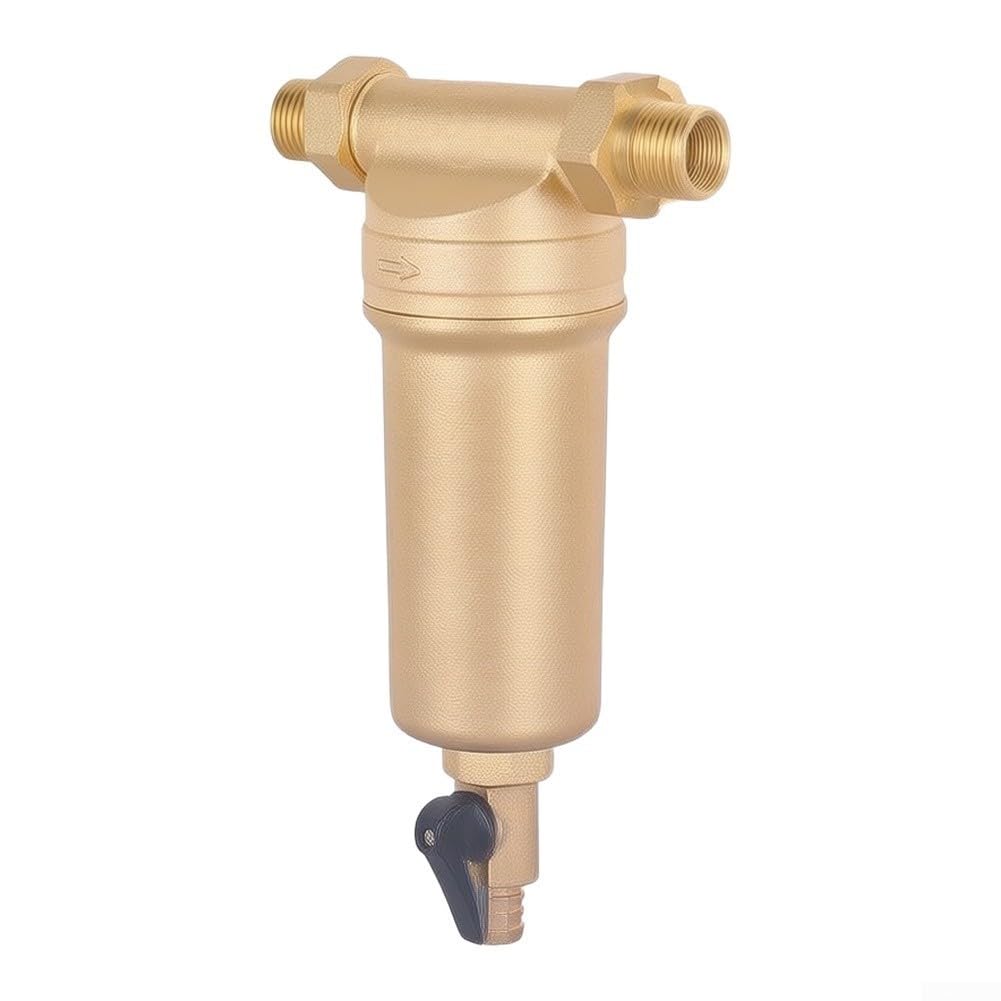 per Filtro Sedimenti Ottone Spin-Down 20x15cm Valvola Scarico(6 Points 4 Points)