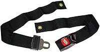 HEALTHLINE Wheelchair Seat Belt Safety Harness - Auto-Style Metal Buckle, Fits Waists Up to 48 Inches