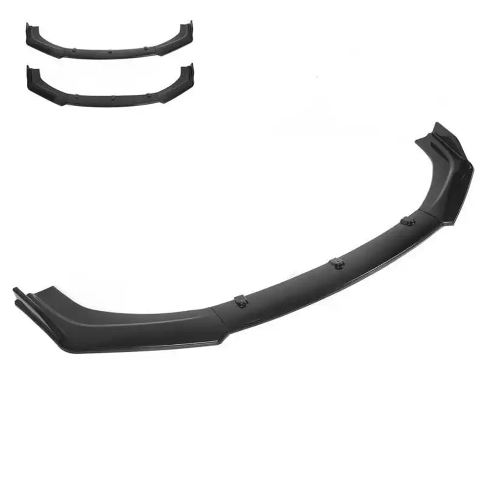 3 szt. Rozdzielacz nakładki zderzaka przedniego Spoiler antykolizyjny uniwersalne części nadwozia kompatybilne z rozgałęźnikiem zderzaka samochodowego(Carbon Fiber)