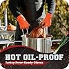 KITCHEN PERFECTION Silicone Smoker Oven Gloves -Extreme Heat Resistant BBQ Gloves -Handle Hot Food Right on Your Smoker Grill Fryer & Pit | Waterproof Oven Mitts |Superior Value Set+3 Bonuses #4