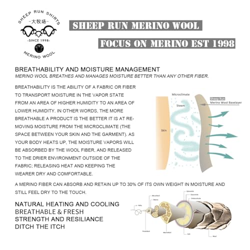 SHEEP RUN 100% Merino Wool Tank Top Men's Lightweight Wicking Breathable Workout Activewear Shirt4