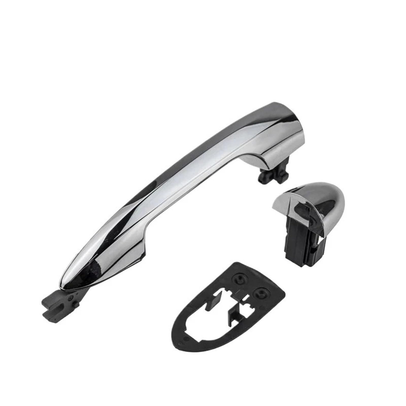 TNTGEBFVBG Universal Car Exterior Door Handle for Alfa for Romeo for Giulietta 2010-2016 for Mito 2008-2018 Outer Exterior Door Handle(Bright Silver Right)