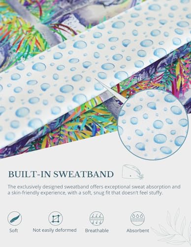 Image of Scrub Caps for Men and Women with Buttons, Classic Surgical Caps | Double-Sided Printed, Adjustable,Long Hours, Sweatbands, Fabric Help Reduce Static Buildup