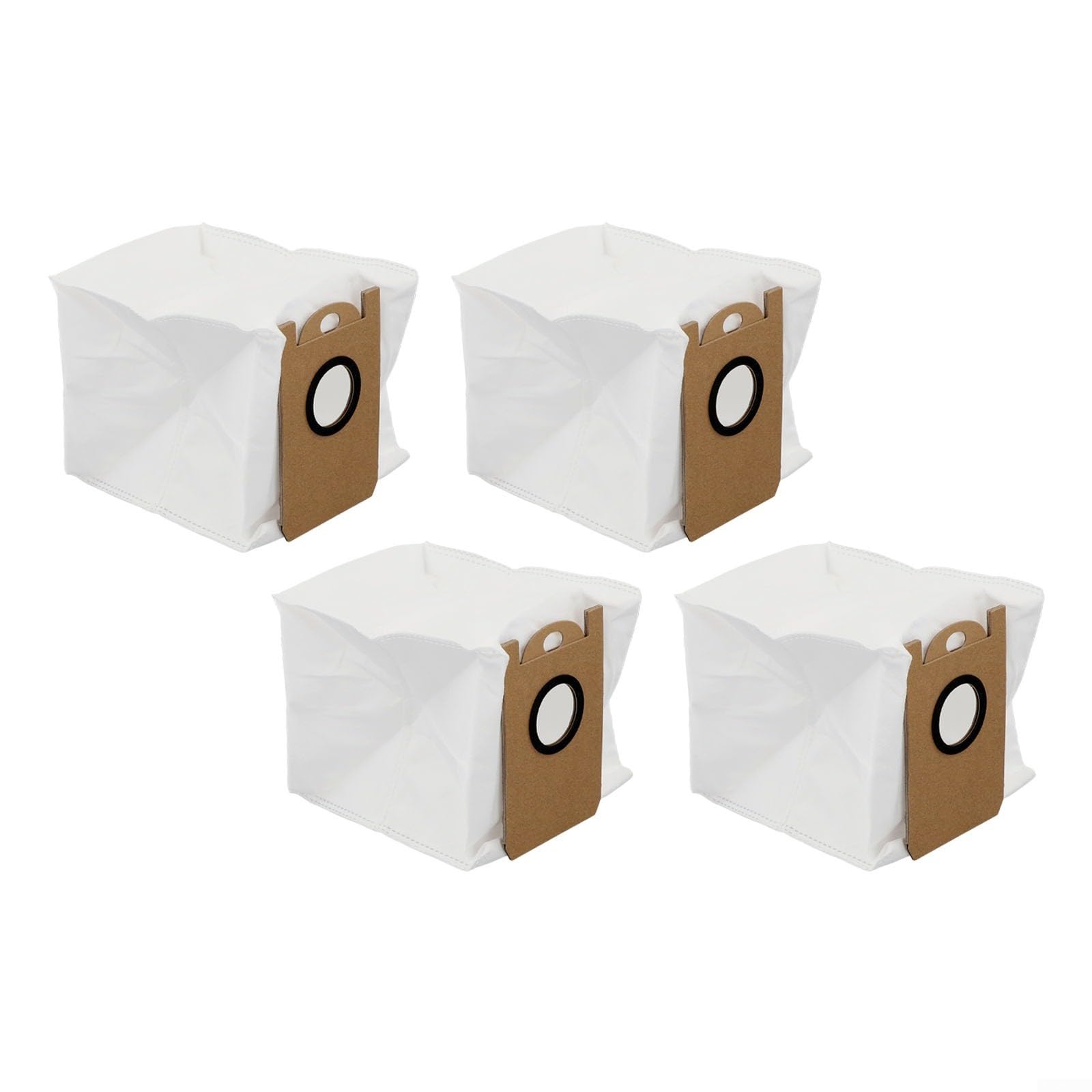 CWOQOCW 4 bolsas de polvo para aspiradoras robot, bolsas de repuesto para aspiradoras Cecotec, Conga 7490, Eternal, Genesis Robot aspiradoras (4 unidades)