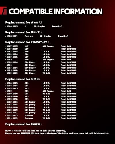 Image of Torchbeam Front Brake Caliper Left for Chevrolet 1983-1985 1994-2003 S10 2.2L, Chevrolet 1988-2003 S10 4.3L, Chevrolet 1982-1992 Camaro, Front Left Caliper Replace # 184072