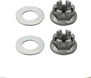 Rear Axle Hub Castle Nut Washer For Yamaha ATV Banshee 350cc Blaster 200cc Warrior 350 Raptor 350 660 YFZ 450 Breeze MOTO-4 Grizzly 125 Rear Axle Castle Nut,Replacement for 90171-14037-00