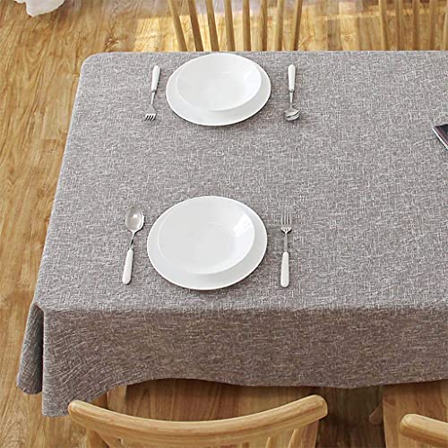 Nappe de couverture de table anti-poussière rectangulaire lavable