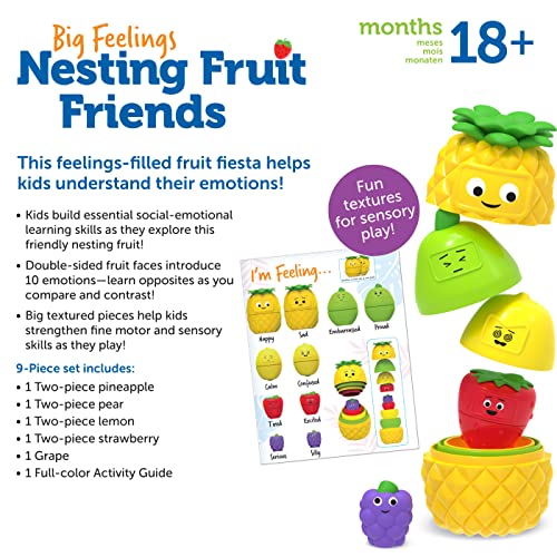 Image of Learning Resources Big Feelings Nesting Fruit Friends