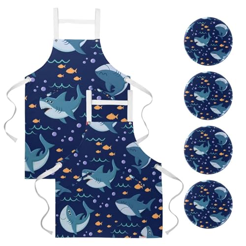 Tablier de cuisine lot de 2 pour nettoyage maison et restaurant
