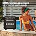 ION Tailgater Classic Outdoor Portable Bluetooth Speaker with Rechargeable Battery, FM Radio, USB Port, IPX5 Water-Resistant, 6.5