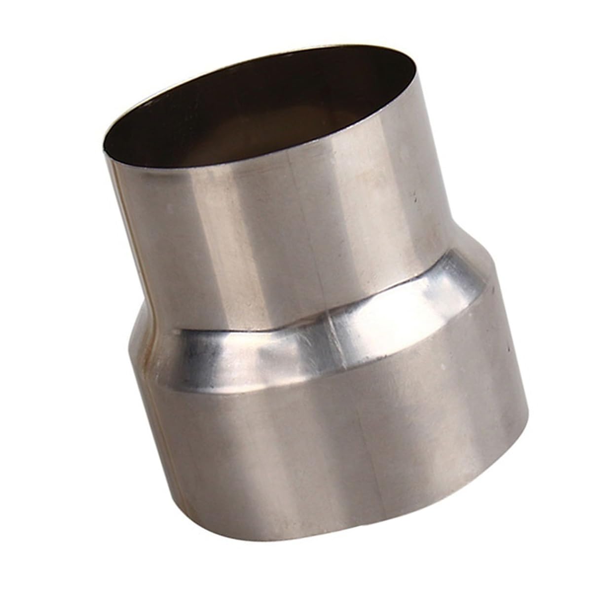 Yuahdbo One Color Stove Pipe Reducer Flue Connector, Stainless Steel Chimney Flue Liner Reducer Chimney Adaptor Stove Pipe For Wood Burning Stove Fireplaces 1Pcs(7Cm~6Cm)
