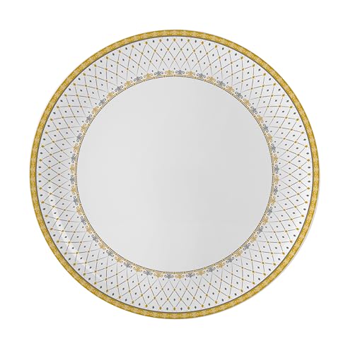Image of Cello Opalware Divine Infinity Dinner Set, 33 Units | Microwave & Dishwasher Safe | Light-Weight & Thermal Resistant | Crockery Set for Dining & Gifting