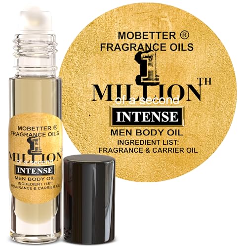 MOBETTER FRAGRANCE OILS 1 Millionth of a Second Intense Men Cologne Body Oil