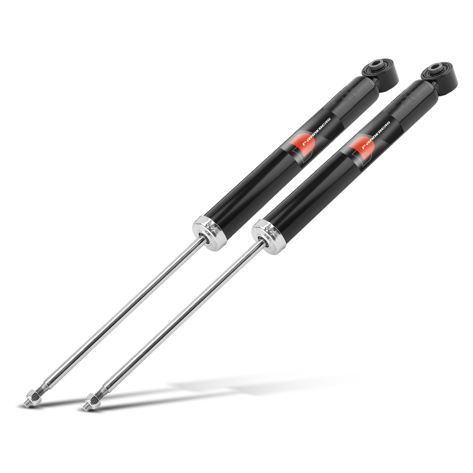 Frankberg 2 amortiguadores traseros 650 mm presión de gas 3448025 | Compatible con: Leon Kasten/Hatchback 5F1, Limusina A3 8VM 8VS, A3 8V1 8VK, O.c.t.a.v.i.a III 5E3 NL3 NR3