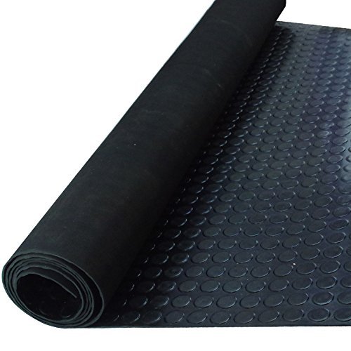 lemoinscherdeladeco Tapis podotactile à Pastille en Caoutchouc différentes Tailles Très résistant pour Caravane, Garage, Hangar, remorque, Camion,...