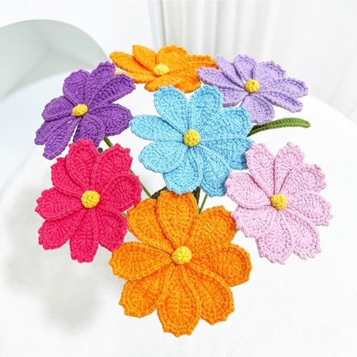 Fleurs au crochet pour décoration de table de mariage bohème - 4