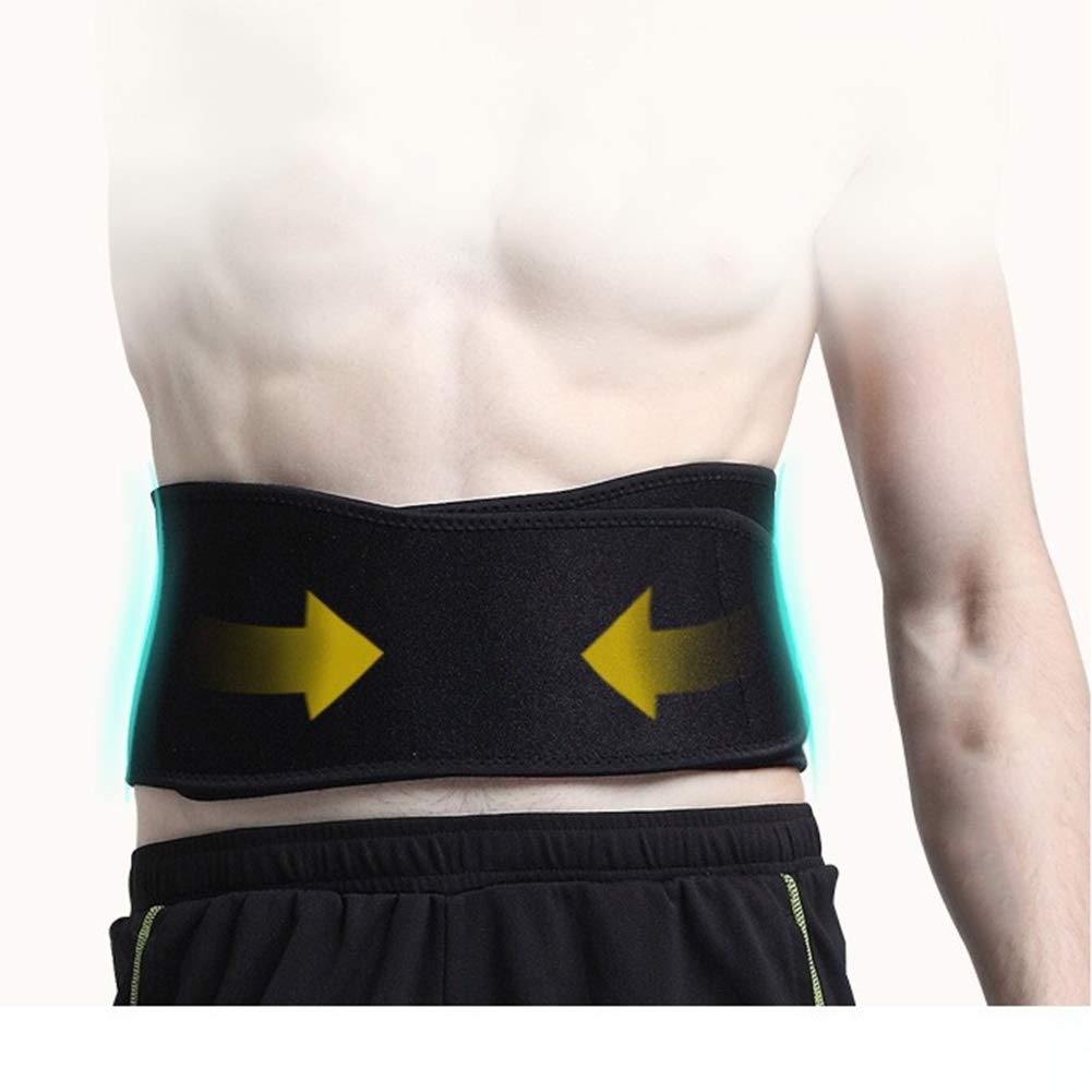 Soporte Lumbar Cinturón Faja Inferior Atrás Apoyo Dolor Alivio para Espasmos Espalda Ciática Levantamiento Pesas Gimnasio La Cintura para Hombres Y Mujer (Size : 123 * 15cm)