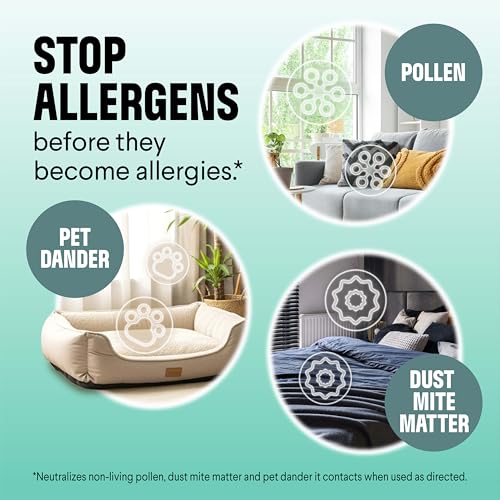 Image of Clorox PURE Allergen Neutralizer Fabric and Carpet Spray, Clean Breeze, 26 Fluid Ounces (Pack of 2)
