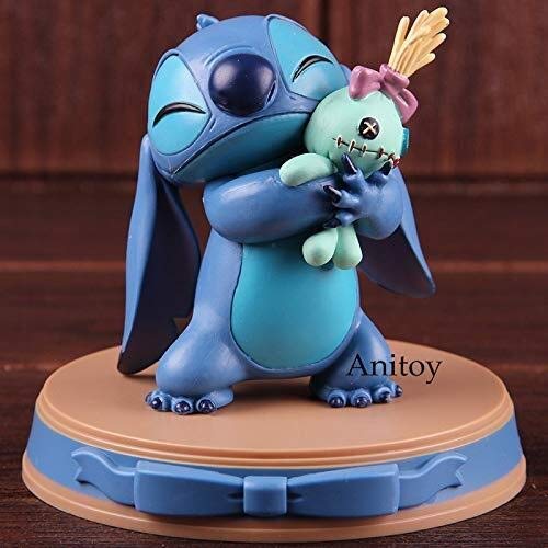 MFWJ Happiness Moment Stitch and Scrump Beast Kingdom D-Select 004 PVC Kawaii Figure Action Collectible Model Toy