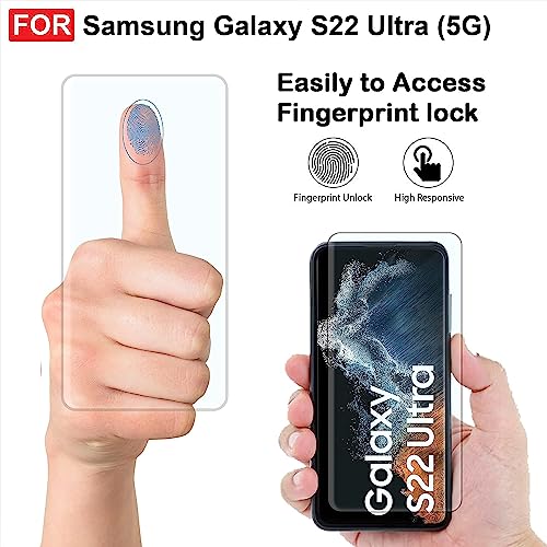 Image of OCTRIX Samsung S23 Ultra Tempered Glass Screen Protector, UV Glass Full Adhesive [Liquid Technology][Fingerprint Sensor Working] Glass Protector for Samsung Galaxy S23 Ultra 5G /HD