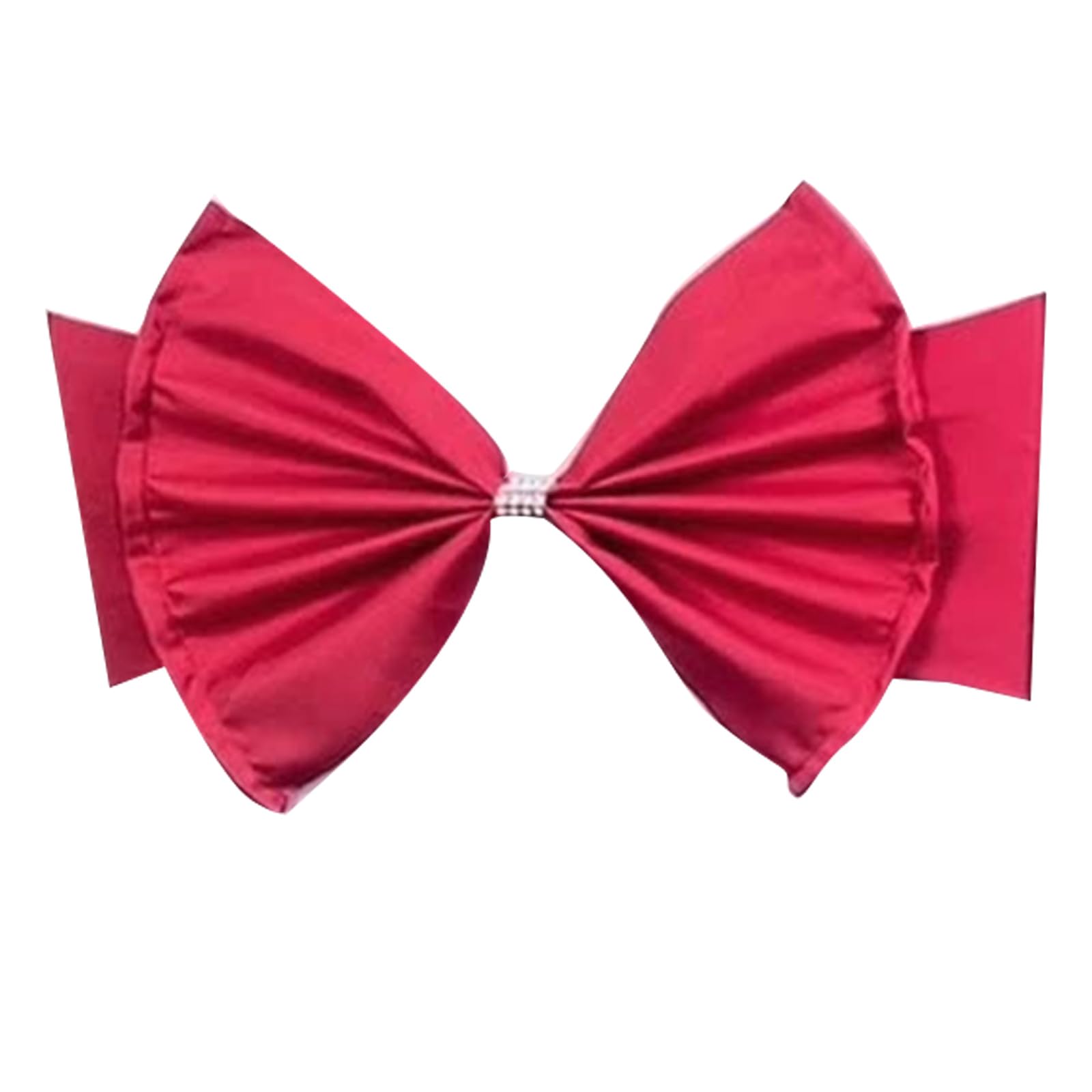 Nucelit Chair Bows Ties Chair Wraps for Weddings Celebration and Family Gatherings in Optional Color Sash 1PC Band