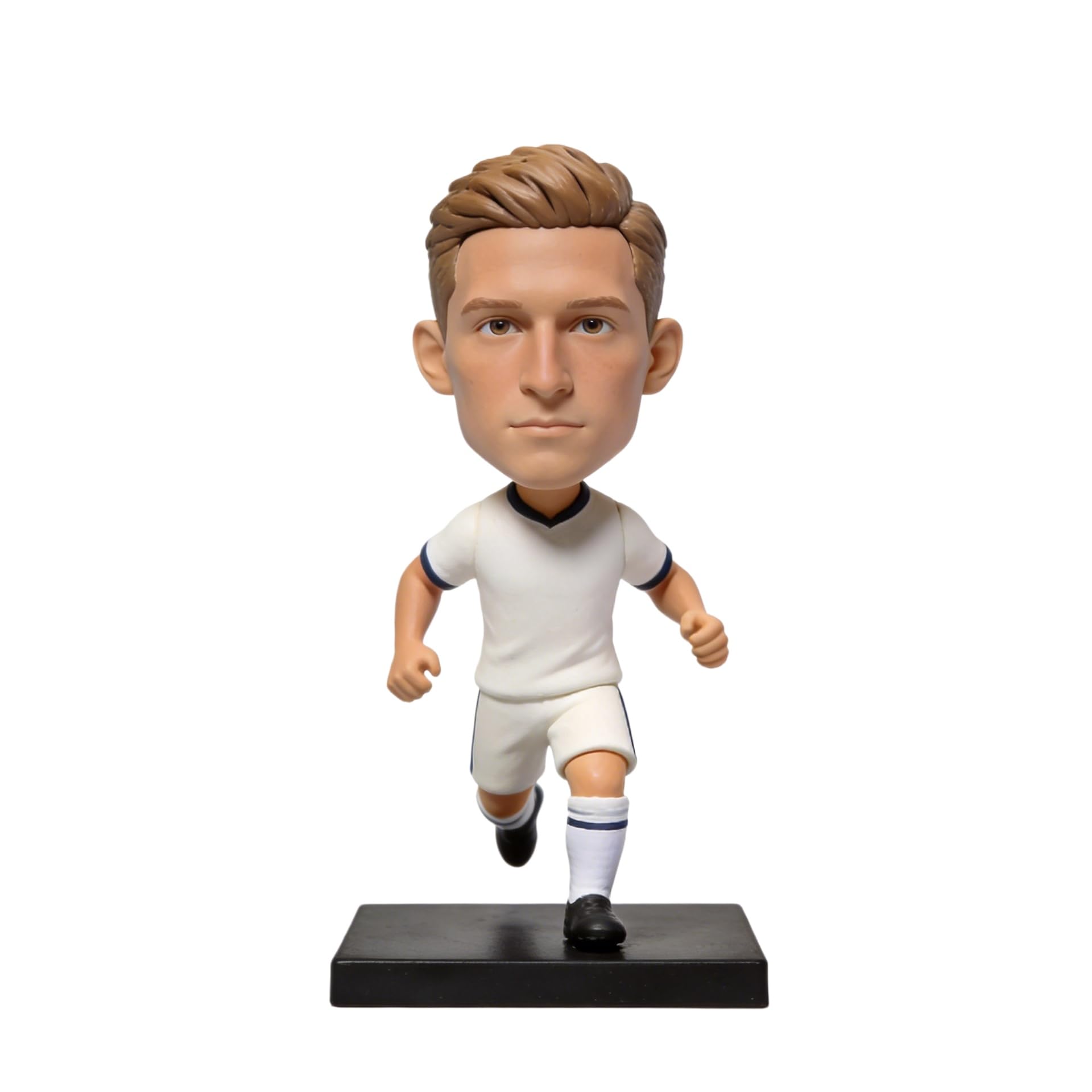 Figura 3D personalizada de jugador de fútbol de la foto, muñeca de cuerpo completo hecha a mano de arcilla polimérica, decoración de escritorio deportivo, regalo conmemorativo de jubilación de