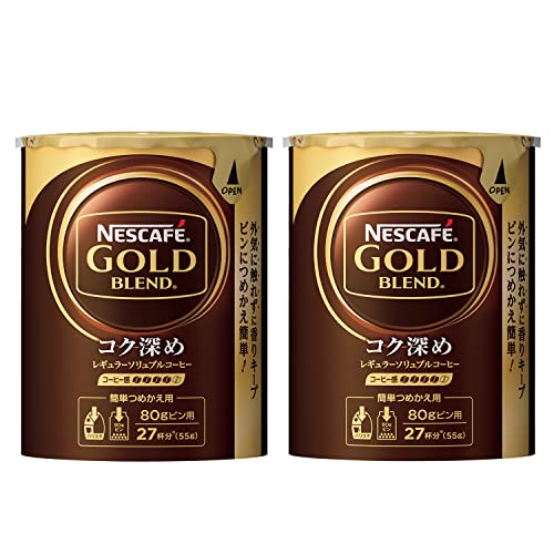ネスカフェ ゴールドブレンド コク深め エコ&システムパック 55g×2個